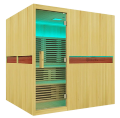 Revel Aura 6 Person Full Spectrum Infrared Sauna Revel Saunas