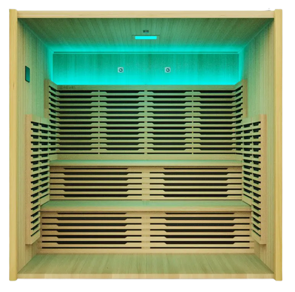 Revel Aura 6 Person Full Spectrum Infrared Sauna Revel Saunas