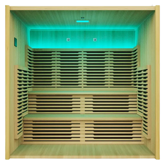 Revel Aura 6 Person Full Spectrum Infrared Sauna Revel Saunas