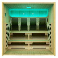 Revel Aura 6 Person Full Spectrum Infrared Sauna Revel Saunas