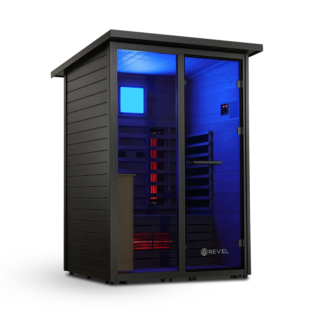 Revel Eclipse - 2 Person Full Spectrum Infrared Cabin Sauna Revel Saunas