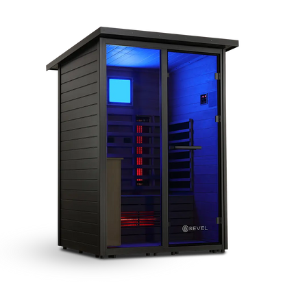 Revel Eclipse - 2 Person Full Spectrum Infrared Cabin Sauna Revel Saunas