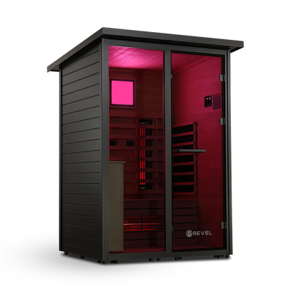 Revel Eclipse - 2 Person Full Spectrum Infrared Cabin Sauna Revel Saunas