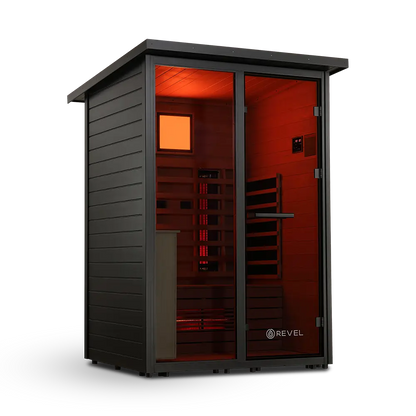 Revel Eclipse - 2 Person Full Spectrum Infrared Cabin Sauna Revel Saunas