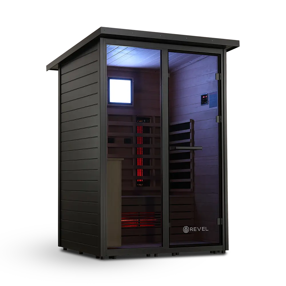 Revel Eclipse - 2 Person Full Spectrum Infrared Cabin Sauna Revel Saunas