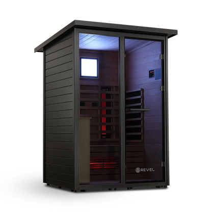 Revel Eclipse - 2 Person Full Spectrum Infrared Cabin Sauna Revel Saunas