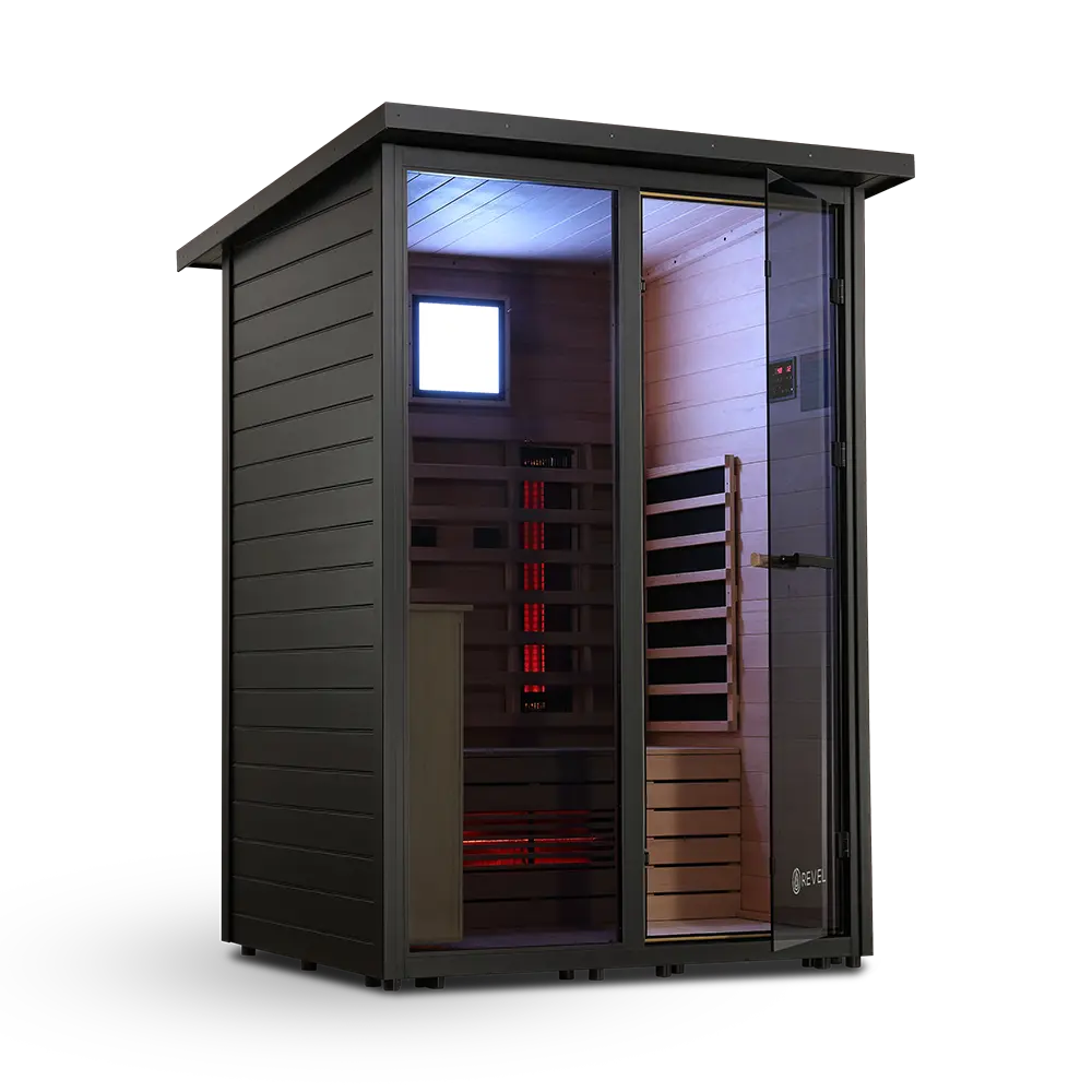 Revel Eclipse - 2 Person Full Spectrum Infrared Cabin Sauna Revel Saunas