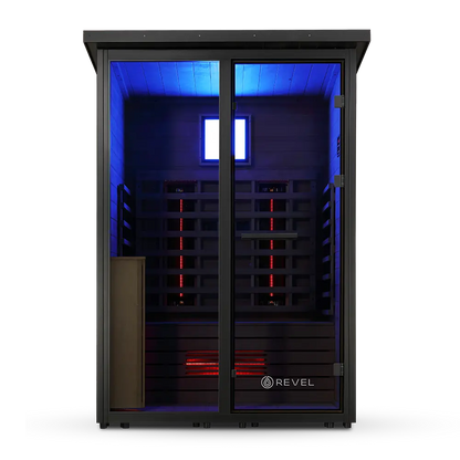Revel Eclipse - 2 Person Full Spectrum Infrared Cabin Sauna Revel Saunas