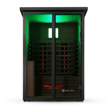 Revel Eclipse - 2 Person Full Spectrum Infrared Cabin Sauna Revel Saunas