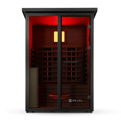 Revel Eclipse - 2 Person Full Spectrum Infrared Cabin Sauna Revel Saunas