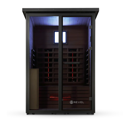 Revel Eclipse - 2 Person Full Spectrum Infrared Cabin Sauna Revel Saunas