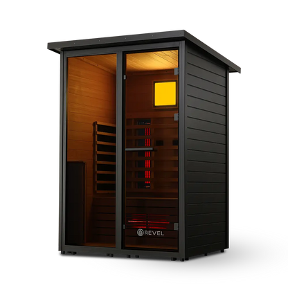 Revel Eclipse - 2 Person Full Spectrum Infrared Cabin Sauna Revel Saunas