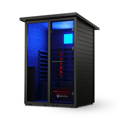 Revel Eclipse - 2 Person Full Spectrum Infrared Cabin Sauna Revel Saunas