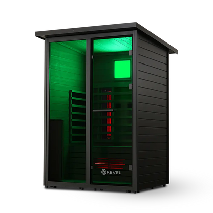 Revel Eclipse - 2 Person Full Spectrum Infrared Cabin Sauna Revel Saunas
