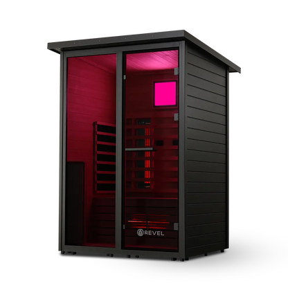 Revel Eclipse - 2 Person Full Spectrum Infrared Cabin Sauna Revel Saunas