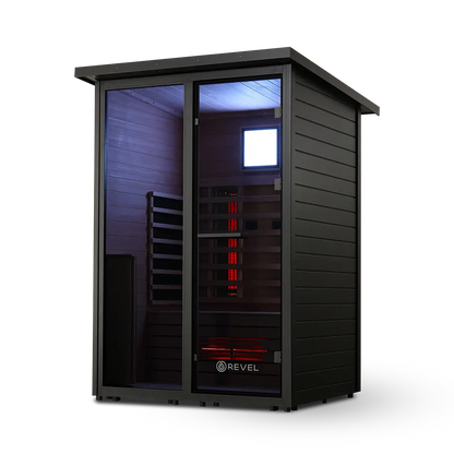 Revel Eclipse - 2 Person Full Spectrum Infrared Cabin Sauna Revel Saunas