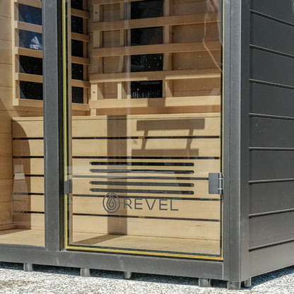 Revel Eclipse - 2 Person Full Spectrum Infrared Cabin Sauna Revel Saunas