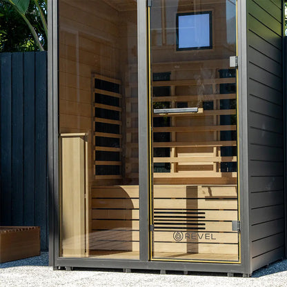 Revel Eclipse - 2 Person Full Spectrum Infrared Cabin Sauna Revel Saunas