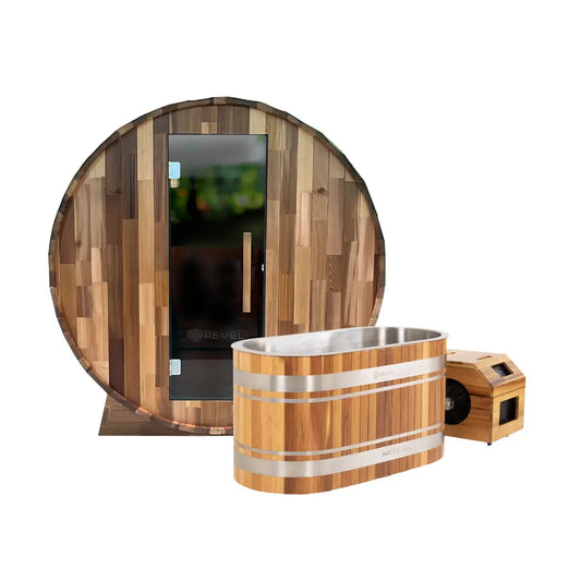 4 Edenview Barrel Sauna & Arctic Solo Revel Saunas