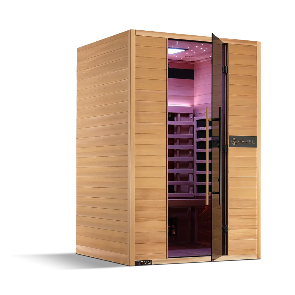 Revel Nova 2 Person Full Spectrum Infrared Sauna - Next Ge Revel Saunas