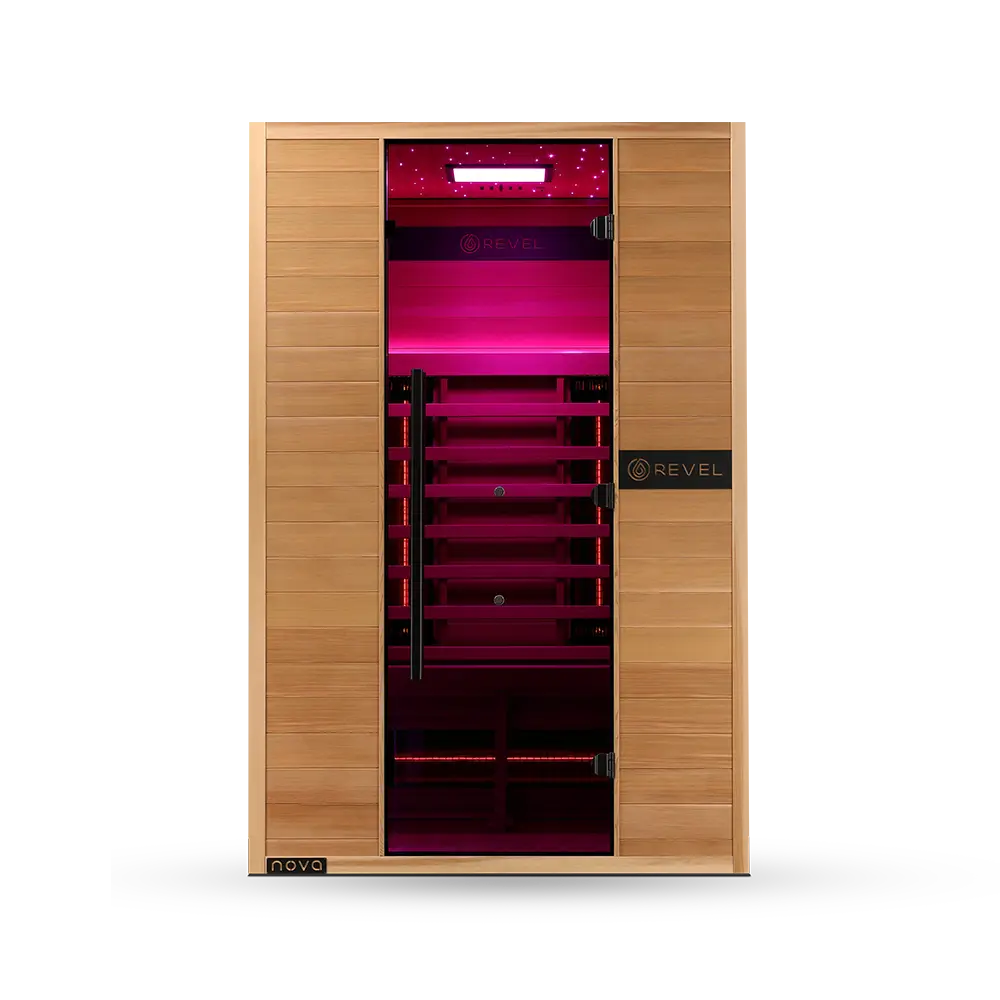 Revel Nova 2 Person Full Spectrum Infrared Sauna - Next Ge Revel Saunas