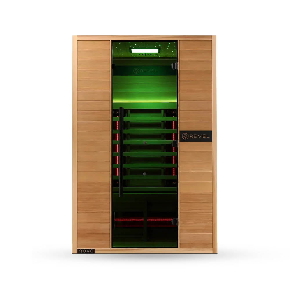 Revel Nova 2 Person Full Spectrum Infrared Sauna - Next Ge Revel Saunas