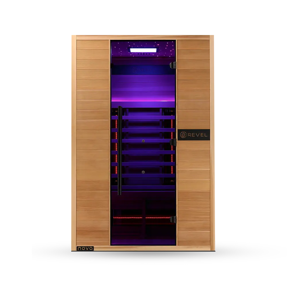 Revel Nova 2 Person Full Spectrum Infrared Sauna - Next Ge Revel Saunas