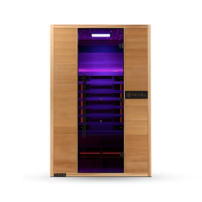 Revel Nova 2 Person Full Spectrum Infrared Sauna - Next Ge Revel Saunas