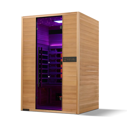 Revel Nova 2 Person Full Spectrum Infrared Sauna - Next Ge Revel Saunas