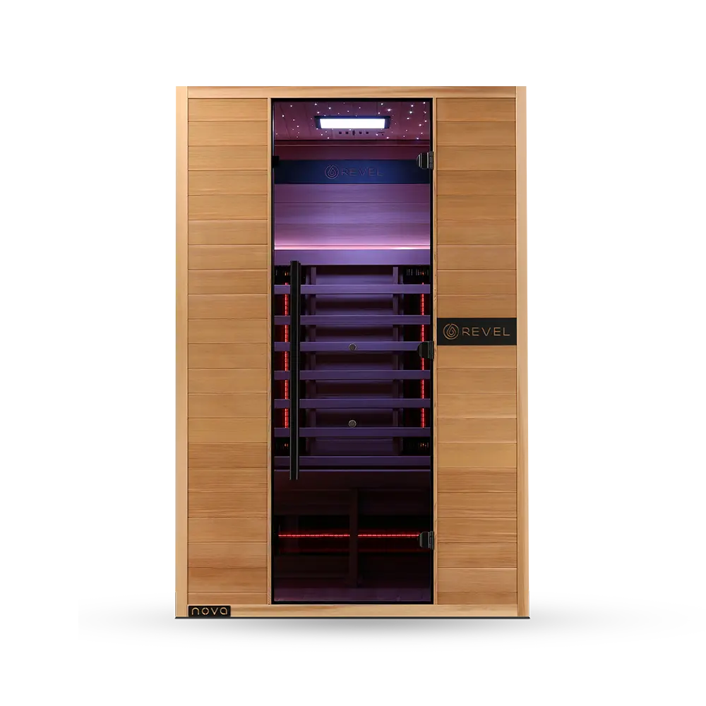 Revel Nova 2 Person Full Spectrum Infrared Sauna - Next Ge Revel Saunas