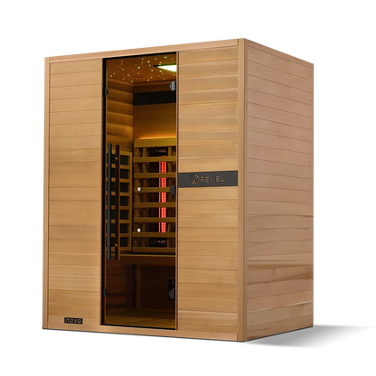 Revel Nova 3 Person Full Spectrum Infrared Sauna - Next Gen Revel Saunas