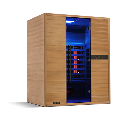 Revel Nova 3 Person Full Spectrum Infrared Sauna - Next Gen Revel Saunas