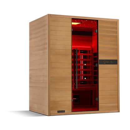 Revel Nova 3 Person Full Spectrum Infrared Sauna - Next Gen Revel Saunas