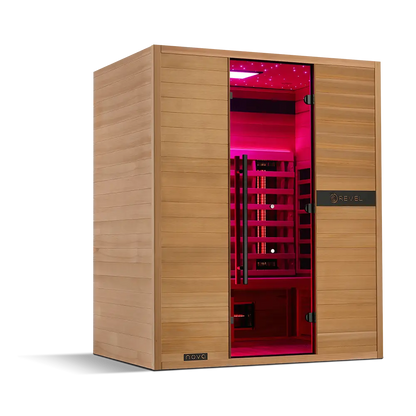 Revel Nova 3 Person Full Spectrum Infrared Sauna - Next Gen Revel Saunas