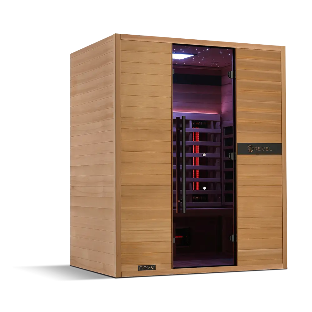 Revel Nova 3 Person Full Spectrum Infrared Sauna - Next Gen Revel Saunas
