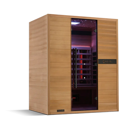 Revel Nova 3 Person Full Spectrum Infrared Sauna - Next Gen Revel Saunas