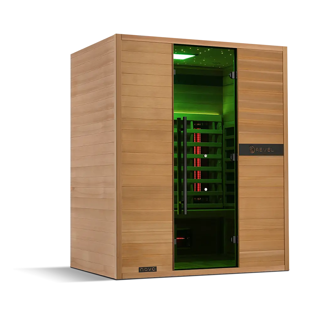 Revel Nova 3 Person Full Spectrum Infrared Sauna - Next Gen Revel Saunas