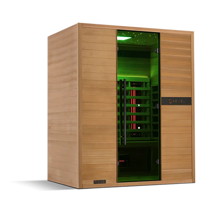 Revel Nova 3 Person Full Spectrum Infrared Sauna - Next Gen Revel Saunas