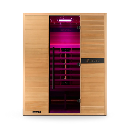 Revel Nova 3 Person Full Spectrum Infrared Sauna - Next Gen Revel Saunas