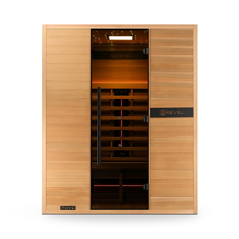 Revel Nova 3 Person Full Spectrum Infrared Sauna - Next Gen Revel Saunas