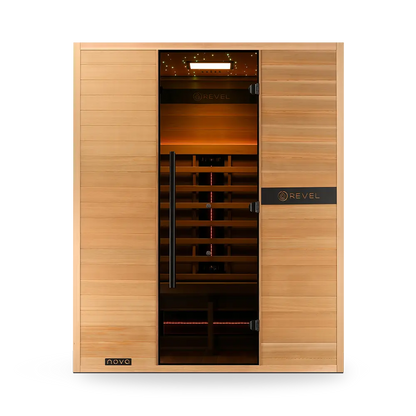 Revel Nova 3 Person Full Spectrum Infrared Sauna - Next Gen Revel Saunas