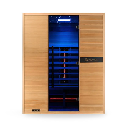 Revel Nova 3 Person Full Spectrum Infrared Sauna - Next Gen Revel Saunas