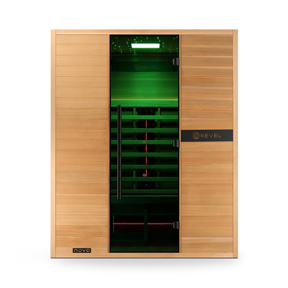 Revel Nova 3 Person Full Spectrum Infrared Sauna - Next Gen Revel Saunas