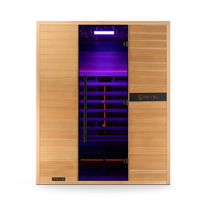 Revel Nova 3 Person Full Spectrum Infrared Sauna - Next Gen Revel Saunas