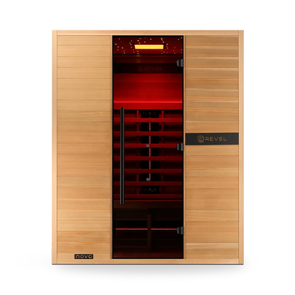 Revel Nova 3 Person Full Spectrum Infrared Sauna - Next Gen Revel Saunas