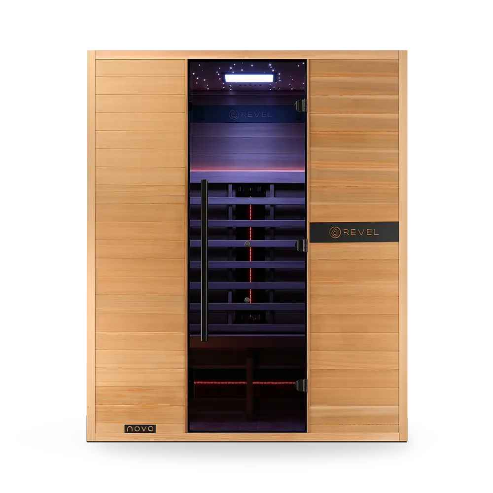 Revel Nova 3 Person Full Spectrum Infrared Sauna - Next Gen Revel Saunas