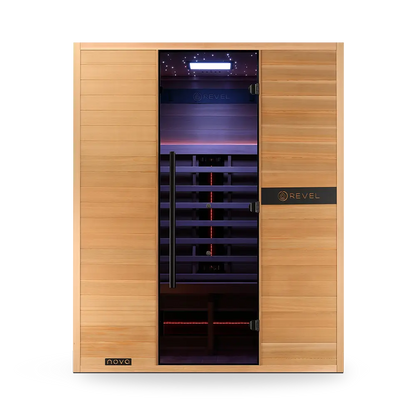Revel Nova 3 Person Full Spectrum Infrared Sauna - Next Gen Revel Saunas