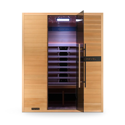 Revel Nova 3 Person Full Spectrum Infrared Sauna - Next Gen Revel Saunas
