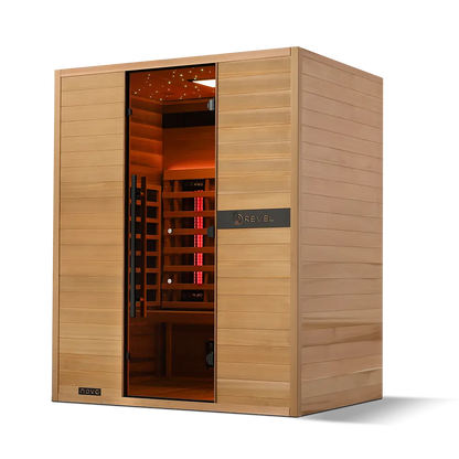 Revel Nova 3 Person Full Spectrum Infrared Sauna - Next Gen Revel Saunas