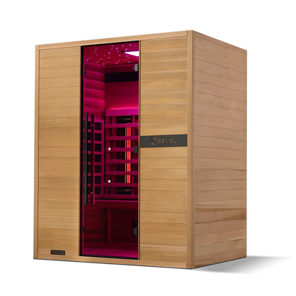 Revel Nova 3 Person Full Spectrum Infrared Sauna - Next Gen Revel Saunas